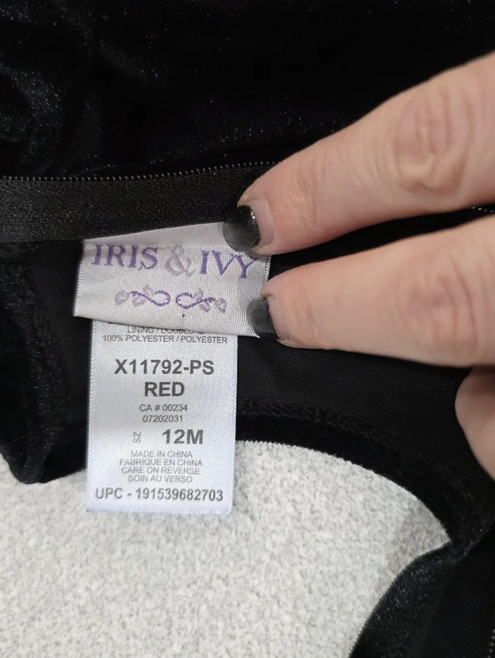 Bundle – 2 Holiday Dresses (12 Months) – Billieblush & Iris & Ivy - Picture 12 of 12